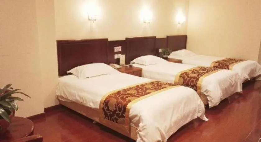 Bed in GreenTree Inn Hebei Zhangjiakou Xiahuayuan Xinchen Road Express Hotel