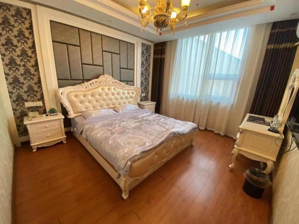 Bed in GreenTree Inn Hebei Zhangjiakou Xiahuayuan Xinchen Road Express Hotel