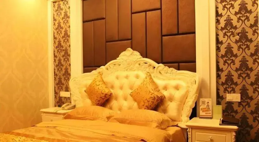 Bed in GreenTree Inn Hebei Zhangjiakou Xiahuayuan Xinchen Road Express Hotel Bed in GreenTree Inn Hebei Zhangjiakou Xiahuayuan Xinchen Road Express Hotel