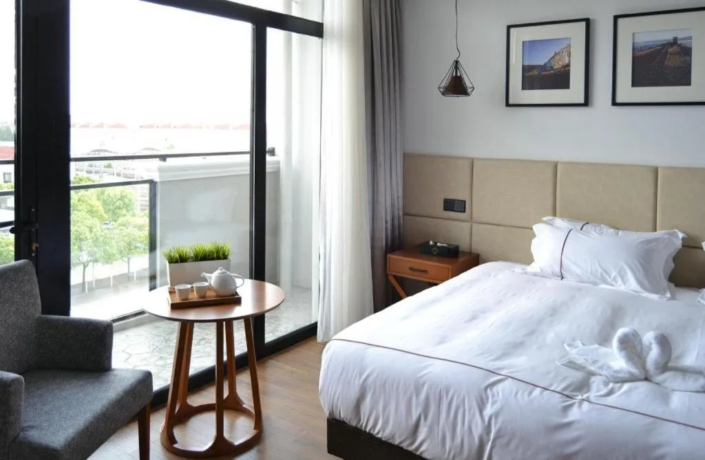 Bed in Muyra Hotel Shanghai