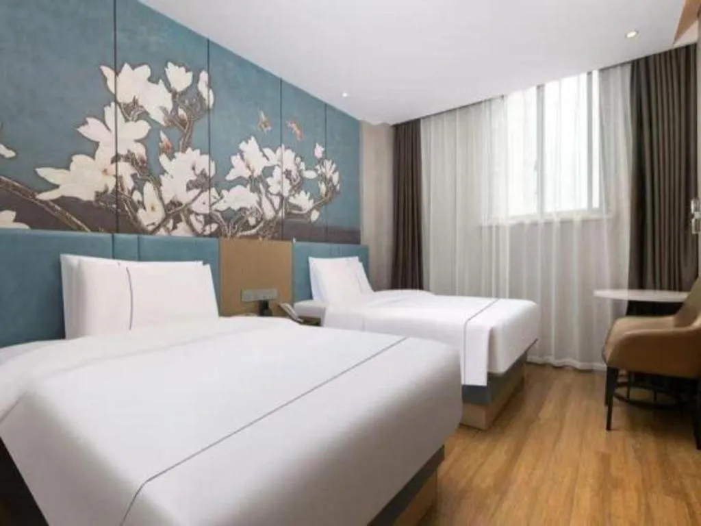 Bed in Jinjiang Inn Zhangjiagang Yangshe West Street Pedestrian Street