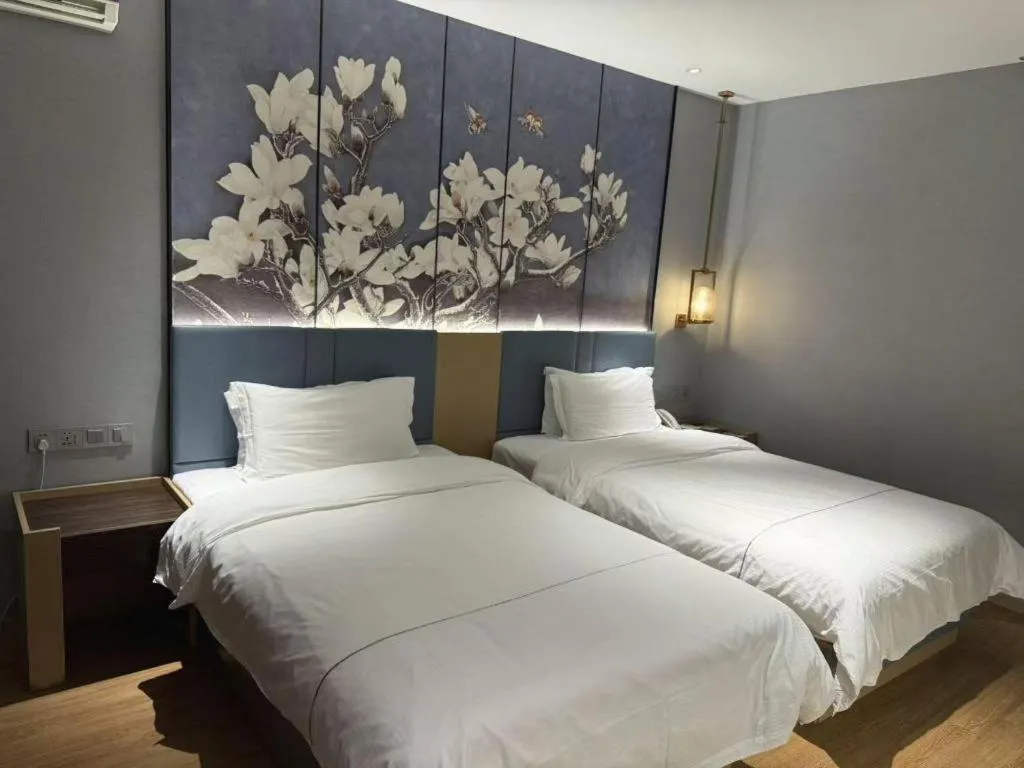 Bed in Jinjiang Inn Zhangjiagang Yangshe West Street Pedestrian Street