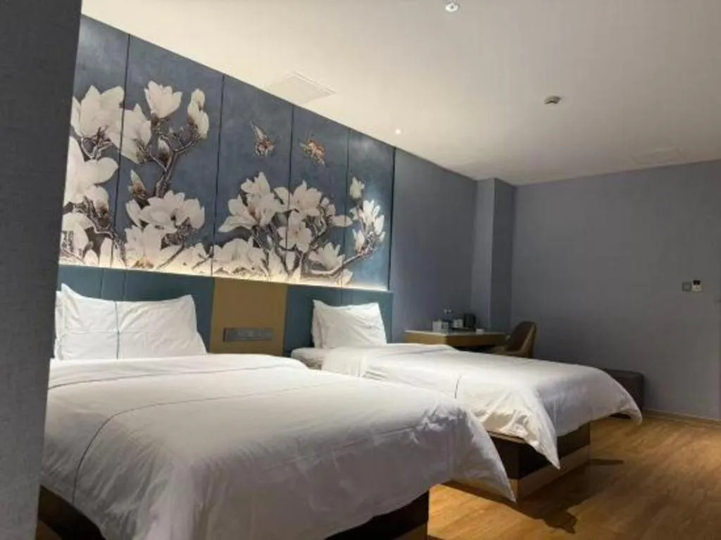 Bed in Jinjiang Inn Zhangjiagang Yangshe West Street Pedestrian Street