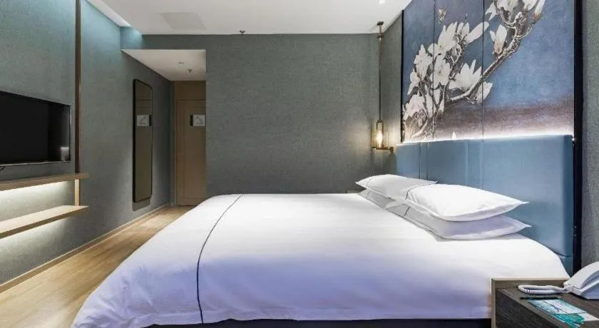 Bed in Jinjiang Inn Zhangjiagang Yangshe West Street Pedestrian Street