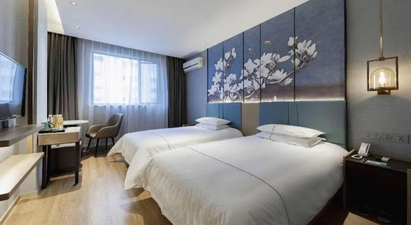 Bed in Jinjiang Inn Zhangjiagang Yangshe West Street Pedestrian Street