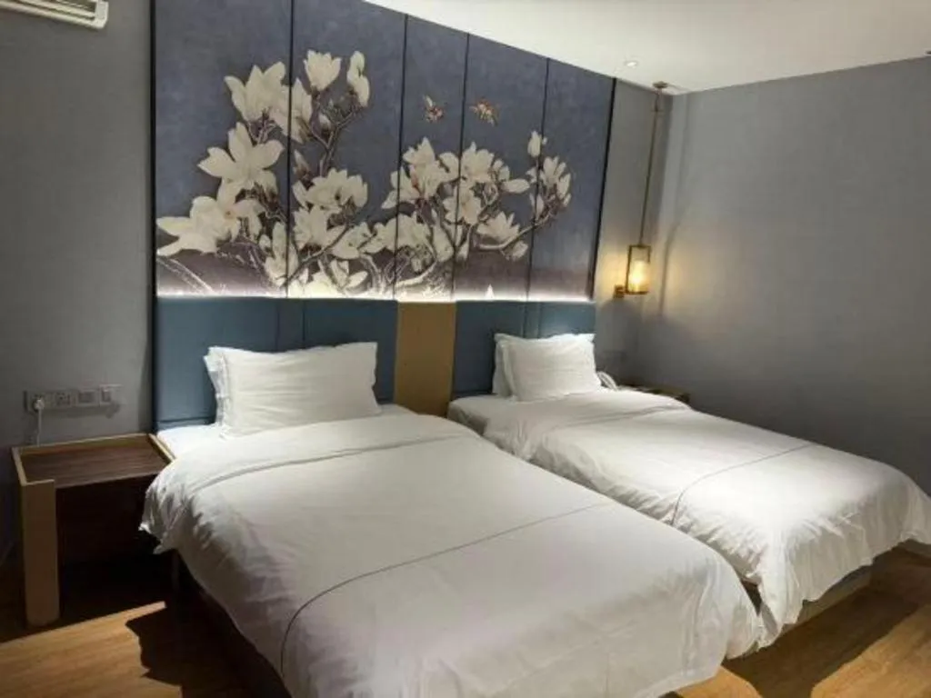 Bed in Jinjiang Inn Zhangjiagang Yangshe West Street Pedestrian Street