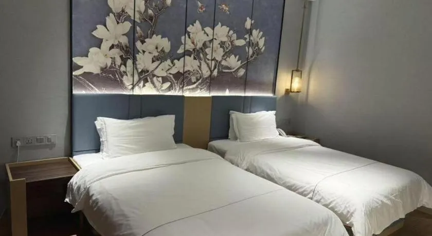 Bed in Jinjiang Inn Zhangjiagang Yangshe West Street Pedestrian Street