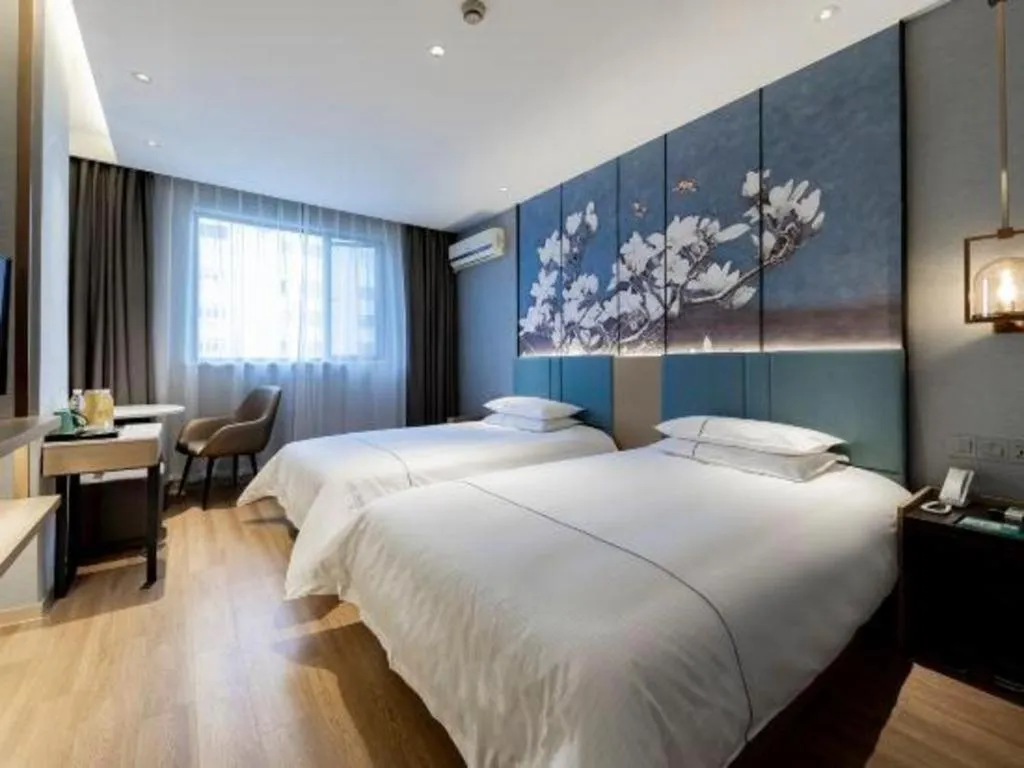 Bed in Jinjiang Inn Zhangjiagang Yangshe West Street Pedestrian Street