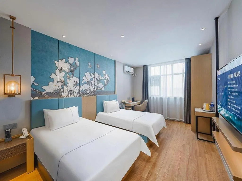 Bed in Jinjiang Inn Xuzhou Pizhou Sanchahe Road