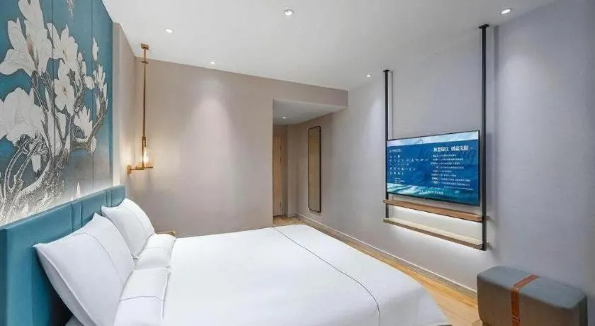 Bed in Jinjiang Inn Xuzhou Pizhou Sanchahe Road