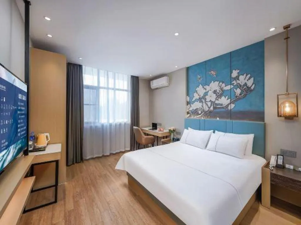 Bed in Jinjiang Inn Xuzhou Pizhou Sanchahe Road