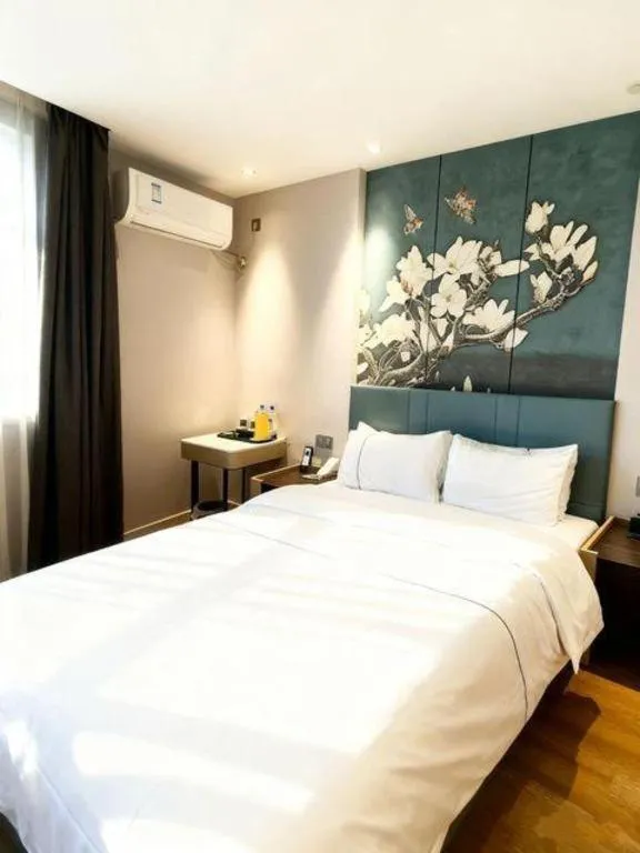 Bed in Jinjiang Inn Xuzhou Pizhou Sanchahe Road