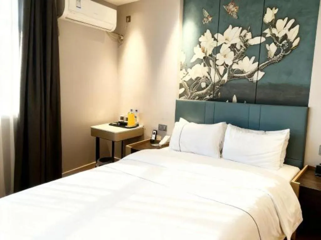 Bed in Jinjiang Inn Xuzhou Pizhou Sanchahe Road