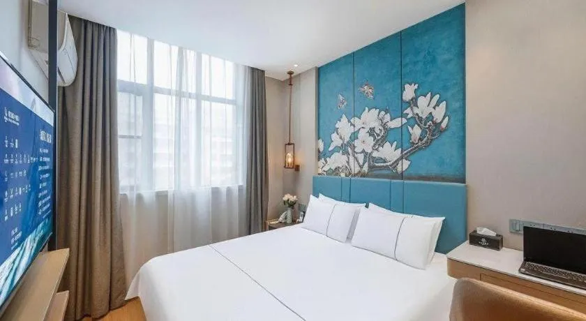 Bed in Jinjiang Inn Xuzhou Pizhou Sanchahe Road