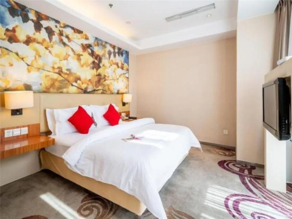 Bed in Jinjiang Metropolo Hotel - Taizhou Wanda Plaza