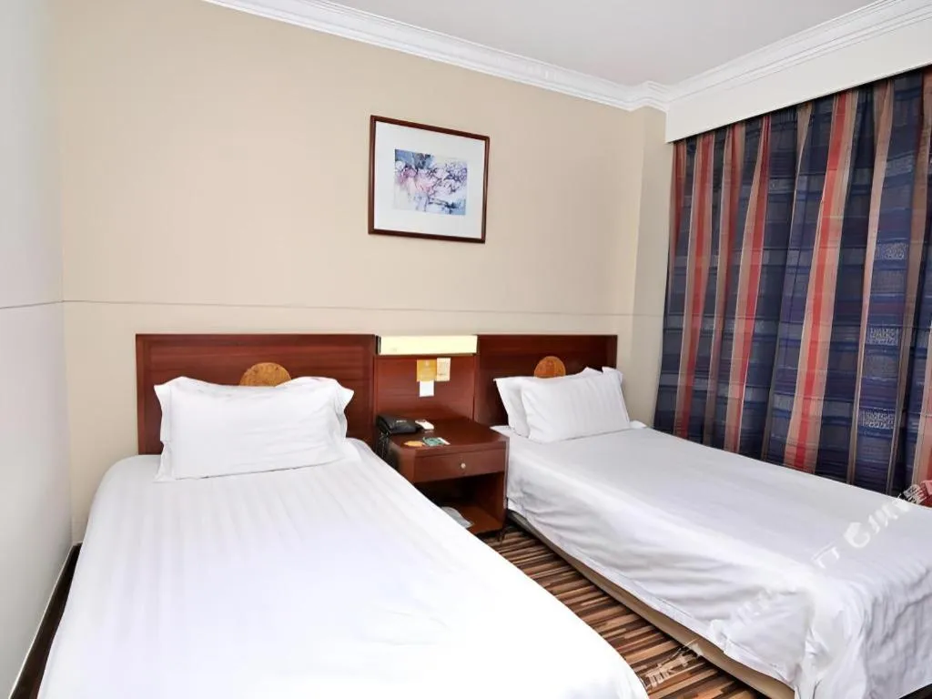 Bed in Jinjiang Inn Shanghai North Bund Yangpu Bridge Branch