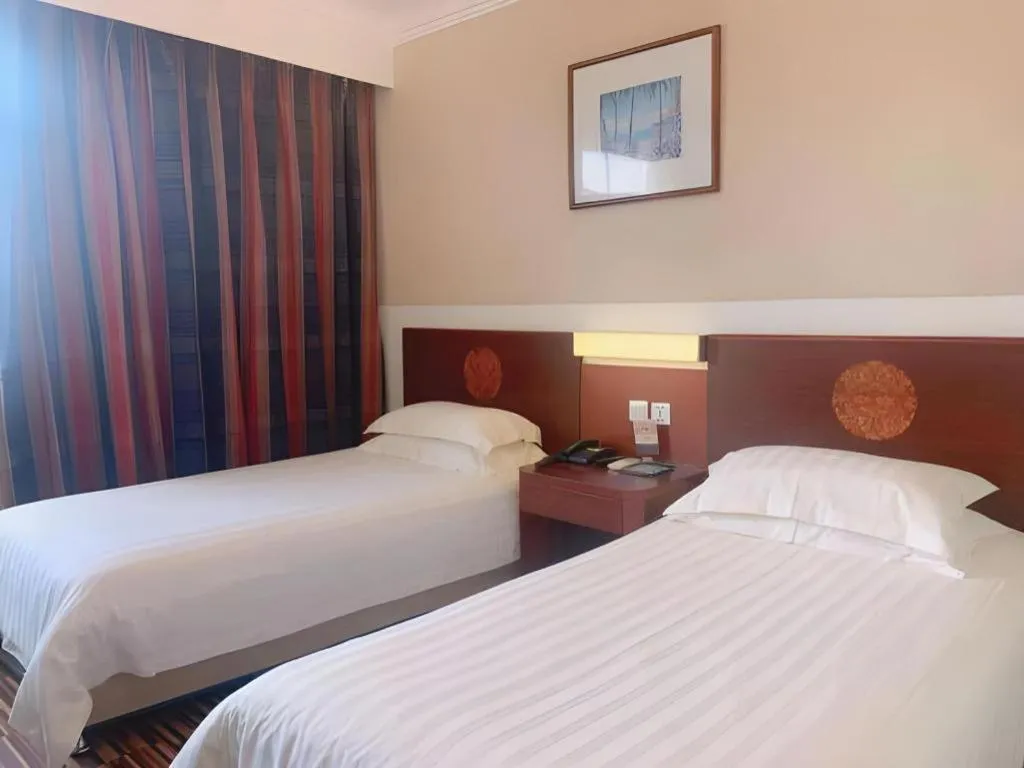 Bed in Jinjiang Inn Shanghai North Bund Yangpu Bridge Branch