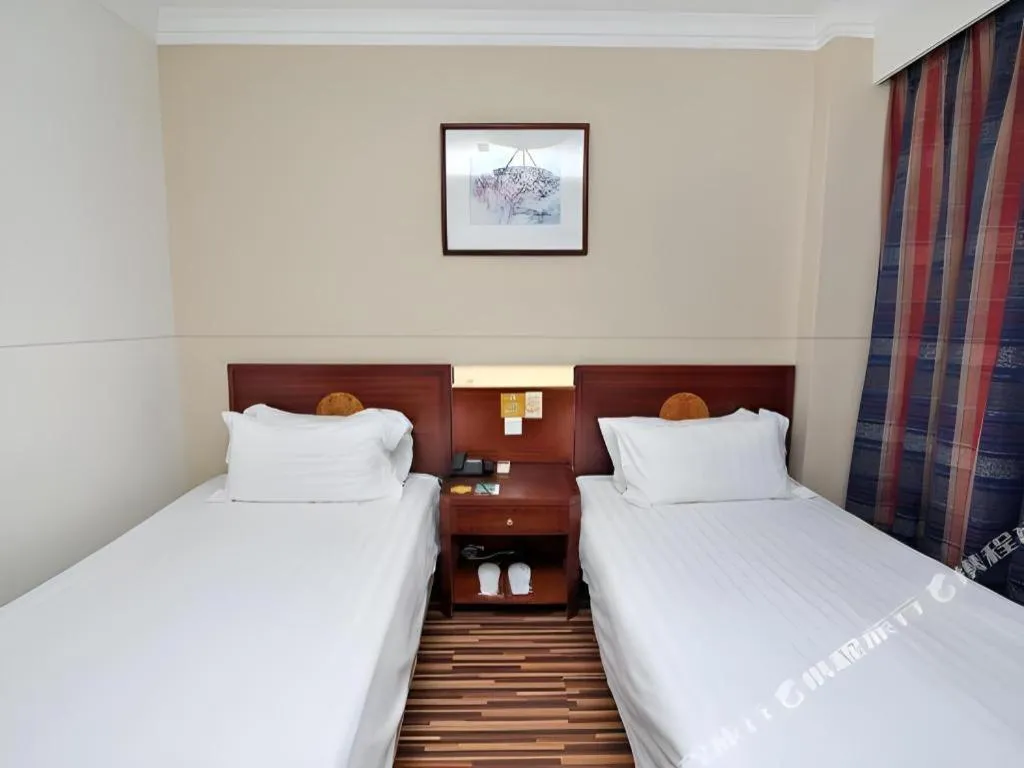 Bed in Jinjiang Inn Shanghai North Bund Yangpu Bridge Branch