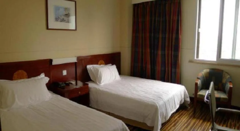 Bed in Jinjiang Inn Shanghai North Bund Yangpu Bridge Branch