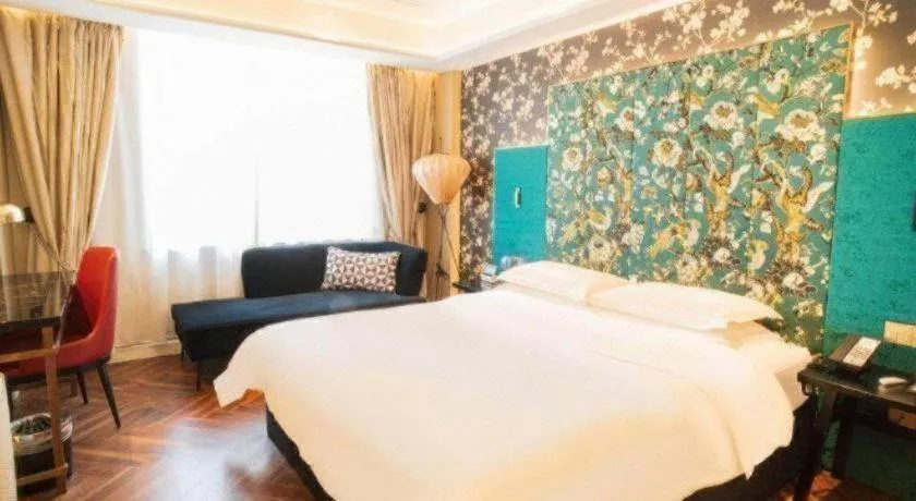 Bed in Metropolo Hotel Shijiazhuang Yuhua Wanda Plaza