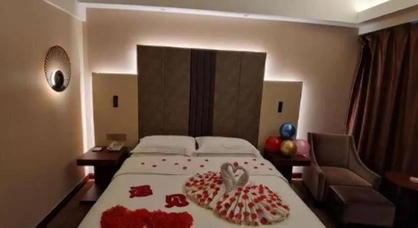 Bed in Metropolo Hotel Shijiazhuang Yuhua Wanda Plaza