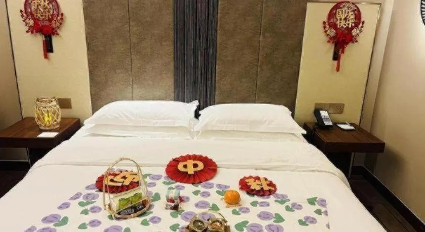 Bed in Metropolo Hotel Shijiazhuang Yuhua Wanda Plaza