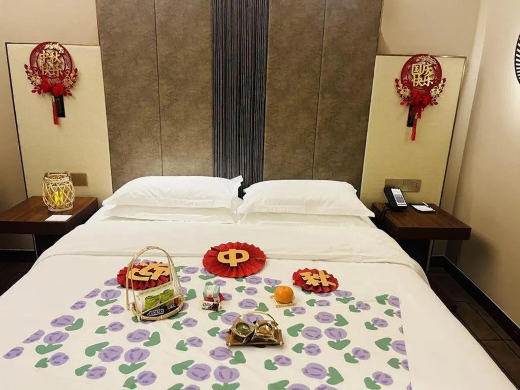 Bed in Metropolo Hotel Shijiazhuang Yuhua Wanda Plaza