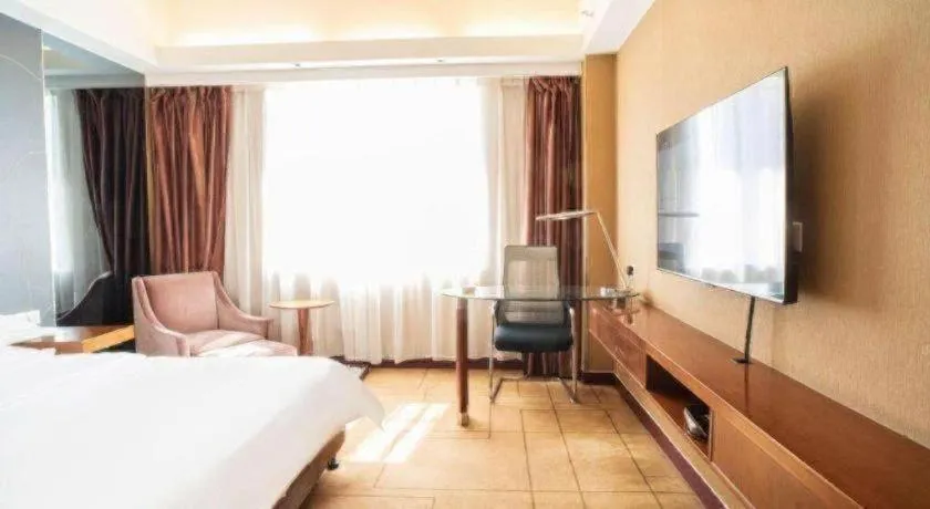 Bed in Metropolo Hotel Shijiazhuang Yuhua Wanda Plaza