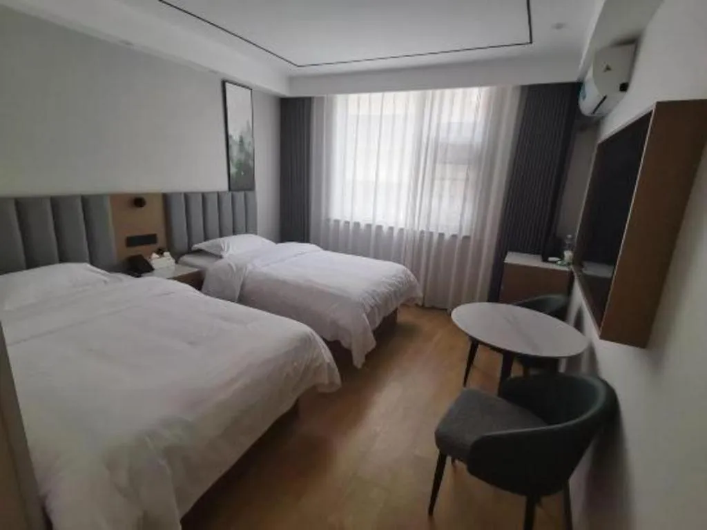 Bed in GreenTree Inn Jiangsu Xuzhou Western 3rd Ring Road Xiyuan Express Hotel