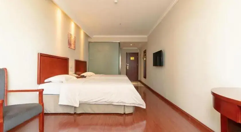 Bed in GreenTree Inn ShanDong Yantai Yantai University Business Hotel Bed in GreenTree Inn ShanDong Yantai Yantai University Business Hotel