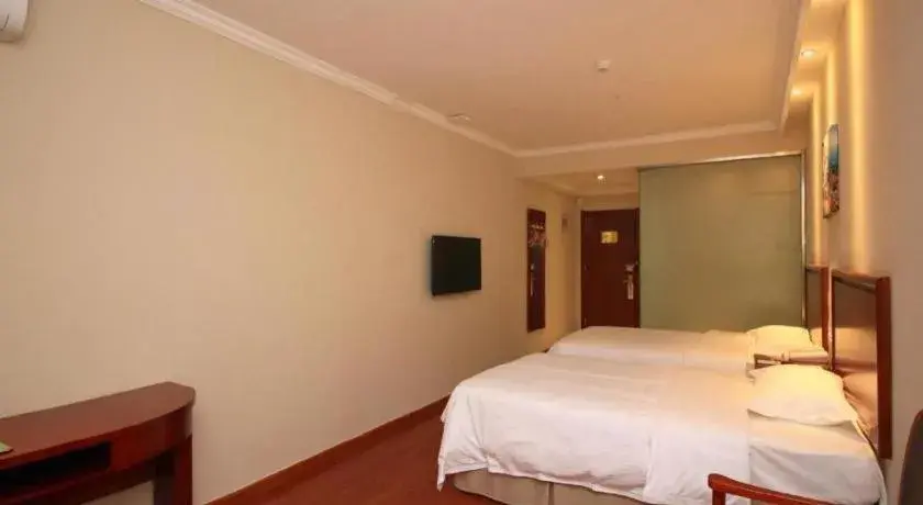 Bed in GreenTree Inn ShanDong Yantai Yantai University Business Hotel Bed in GreenTree Inn ShanDong Yantai Yantai University Business Hotel