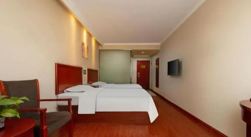 Bed in GreenTree Inn ShanDong Yantai Yantai University Business Hotel Bed in GreenTree Inn ShanDong Yantai Yantai University Business Hotel