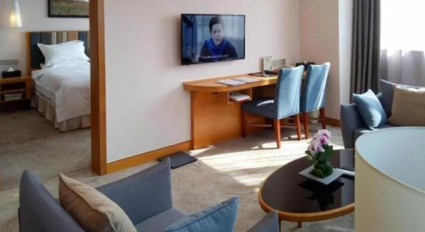 Bed in GreenTree Eastern Bijie Qixingguan Zhaoshanghuayuan Hotel