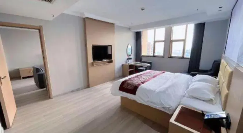 Bed in GreenTree Inn JiangSu Changzhou Lijia Town Wujin Road Business Hotel Bed in GreenTree Inn JiangSu Changzhou Lijia Town Wujin Road Business Hotel