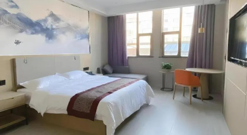 Bed in GreenTree Inn JiangSu Changzhou Lijia Town Wujin Road Business Hotel