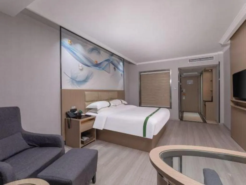 Bed in GreenTree Inn JiangSu Changzhou Lijia Town Wujin Road Business Hotel