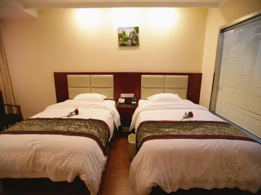 Bed in GreenTree Inn JiangSu Changzhou Lijia Town Wujin Road Business Hotel