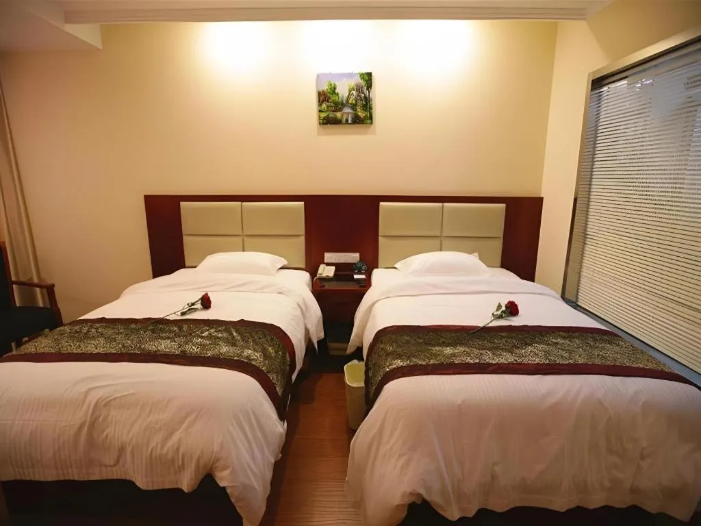 Bed in GreenTree Inn JiangSu Changzhou Lijia Town Wujin Road Business Hotel