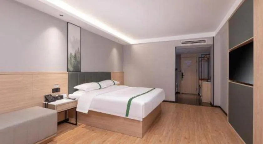 Bed in GreenTree Inn JiangSu Changzhou Lijia Town Wujin Road Business Hotel