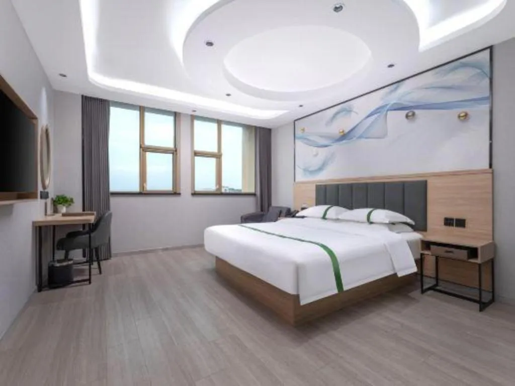 Bed in GreenTree Inn JiangSu Changzhou Lijia Town Wujin Road Business Hotel