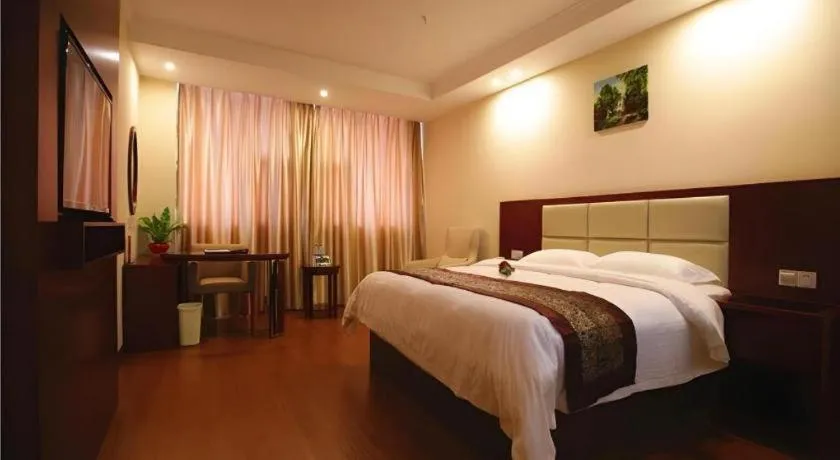 Bed in GreenTree Inn JiangSu Changzhou Lijia Town Wujin Road Business Hotel
