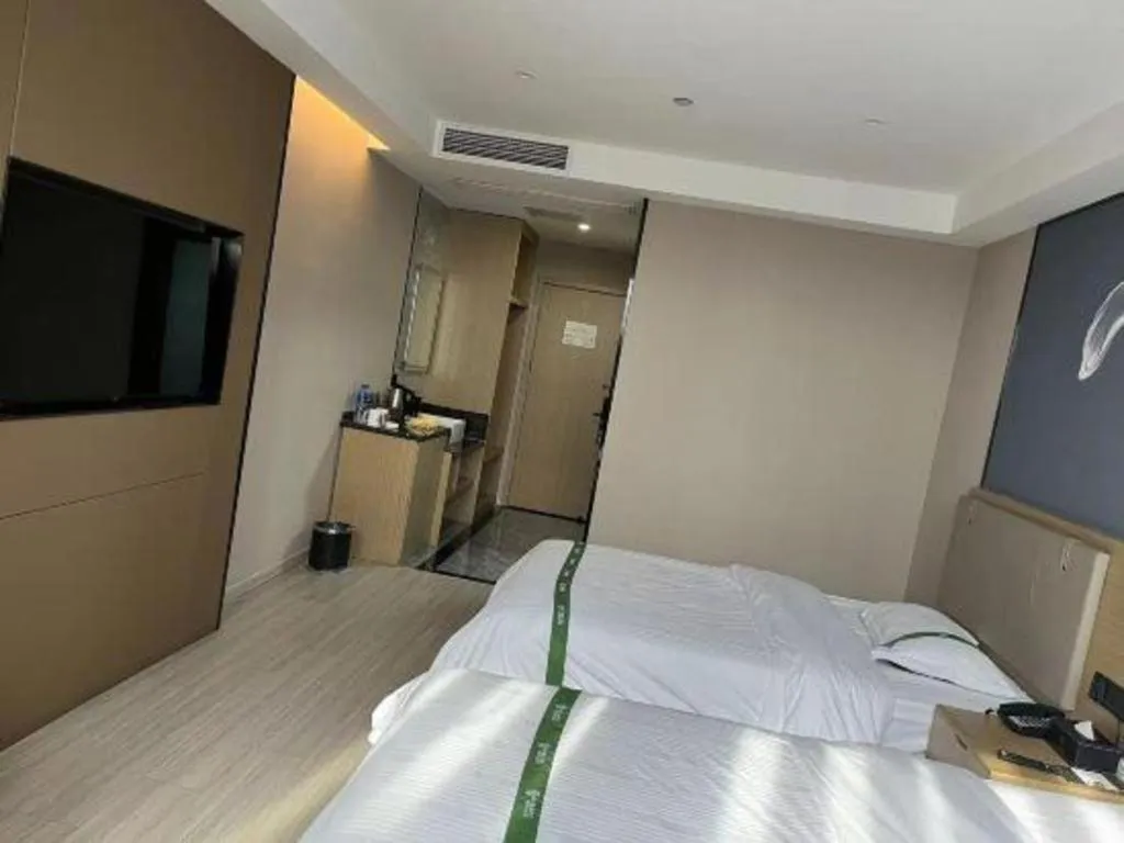 Bed in GreenTree Inn JiangSu Changzhou Lijia Town Wujin Road Business Hotel