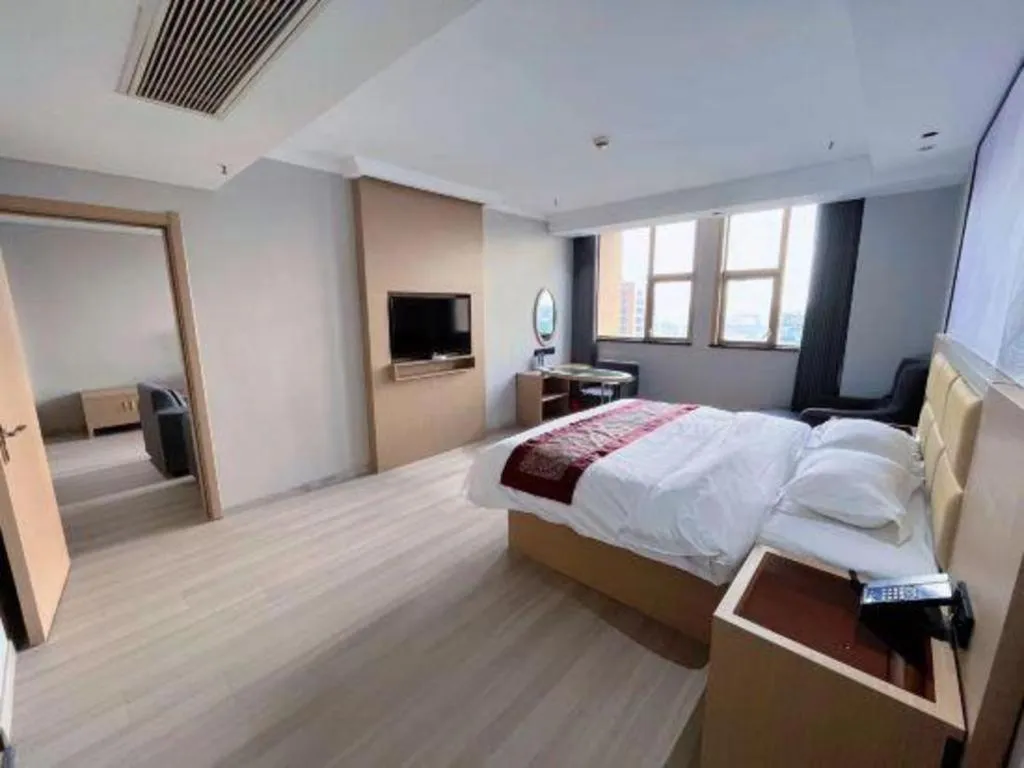 Bed in GreenTree Inn JiangSu Changzhou Lijia Town Wujin Road Business Hotel