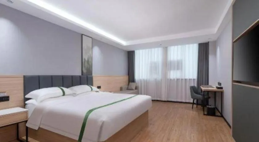 Bed in GreenTree Inn JiangSu Changzhou Lijia Town Wujin Road Business Hotel