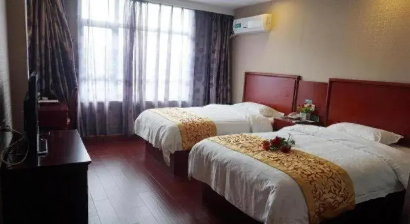Bed in GreenTree Inn Linyi Feixian Jianshe Road Express Hotel Bed in GreenTree Inn Linyi Feixian Jianshe Road Express Hotel