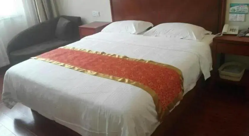 Bed in GreenTree Inn Linyi Feixian Jianshe Road Express Hotel Bed in GreenTree Inn Linyi Feixian Jianshe Road Express Hotel