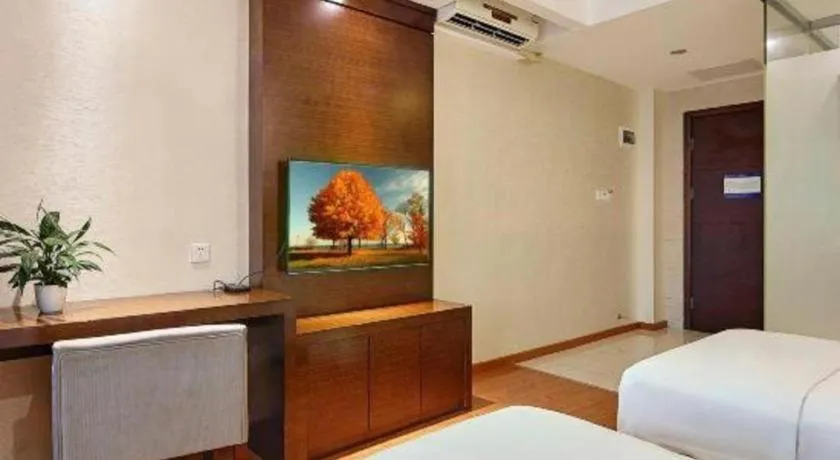 Bed in Insail Hotels Guangzhou Huangpu Dashadi Metro Station