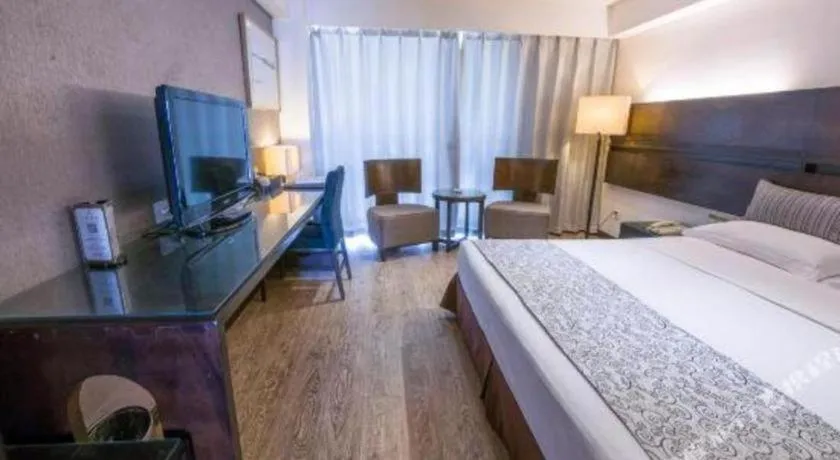 Bed in Tianjin Juchuan Lily Hotel