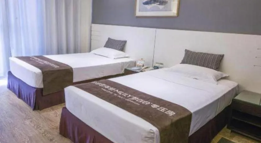 Bed in Tianjin Juchuan Lily Hotel