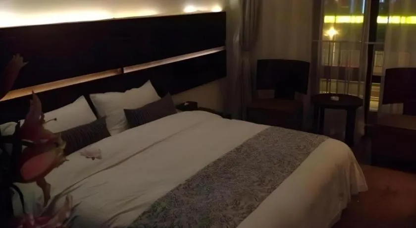 Bed in Tianjin Juchuan Lily Hotel